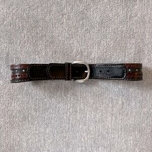 Fossil Vintage Brown Genuine Leather Belt Sz. S